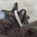Platinum Art Deo c.1920s Diamond Eternity band SIZE 6.5