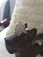 18k gold white gold c.1920s filigree diamond glove Ring