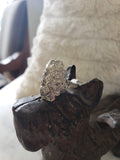 18k gold white gold c.1920s filigree diamond glove Ring