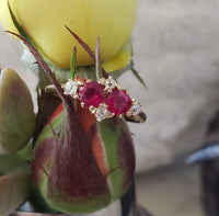 Victorian Ruby & Diamond estate ring