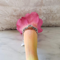 Platinum Deco diamond vintage engagement ring