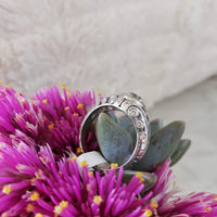 Platinum c.1920s Deco diamond filigree Engagement Ring