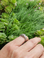 Platinum c.1920s Deco diamond filigree Engagement Ring