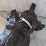 Platinum estate baguette Diamond Eternity band SIZE 6.75