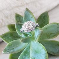 Platinum Art Deco c.1920s diamond engagement Ring