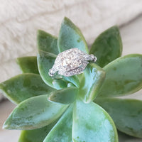 Platinum Art Deco c.1920s diamond engagement Ring