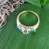 14k yellow gold 1.66ct  Old Mine Cut Diamond Victorian - Edwardian ring
