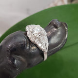 Platinum Art Deco c.1920s diamond ring