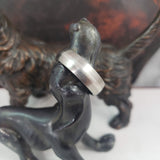 Titanium & Platinum 7mm Band - SIZE 12