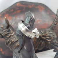 Titanium & Platinum 7mm Band - SIZE 12