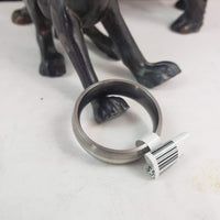 Titanium & Platinum 7mm Band - SIZE 12