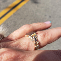 10k yellow gold estate eagle SIGNET ring
