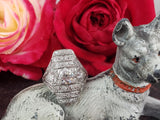 Platinum Diamond estate Art Deco c.1920's glove shield Ring