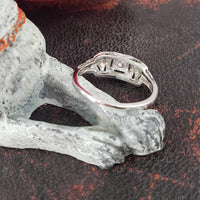 18k white gold c.1920's Art Deco diamond filigree Ring