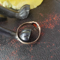 10k gold Victorian carnelian estate ring