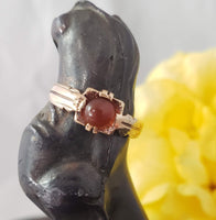 10k gold Victorian carnelian estate ring