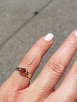 10k gold Victorian carnelian estate ring