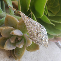 platinum & 18k gold two tone Deco antique bracelet