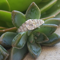 Platinum Art Deco old Mine cut Diamond estate Ring