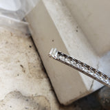 Platinum c.1920's Art Deco diamond & emerald bracelet