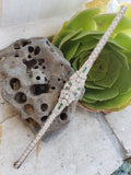 Platinum c.1920's Art Deco diamond & emerald bracelet