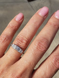 18k white gold Art Deco c.20's - c. 30's diamond ring
