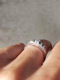 18k white gold Art Deco c.20's - c. 30's diamond ring