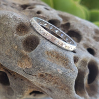 Platinum vintage Deco diamond eternity band SIZE 6