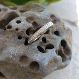 14k white gold 35 diamond estate "almost eternity" band