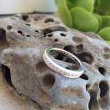 14k white gold 35 diamond estate "almost eternity" band