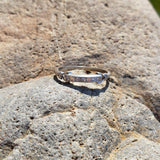 Platinum Art Deco 7 diamond estate band