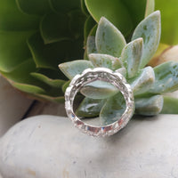 Platinum 57 diamond estate eternity band - size 8.5
