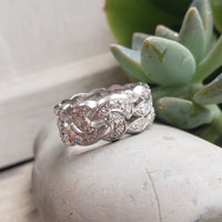 Platinum 57 diamond estate eternity band - size 8.5