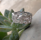 Platinum 57 diamond estate eternity band - size 8.5