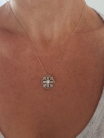 Platinum & 18k gold Deco c.1920s filigree diamond necklace pendant