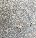 Platinum & 18k gold Deco c.1920s filigree diamond necklace pendant