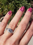 Platinum Art Deco c.1920's  apx .70ct European cut diamond ring
