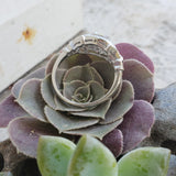 Platinum Art Deco c.1920's  apx .70ct European cut diamond ring
