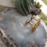14k gold Victorian cufflinks
