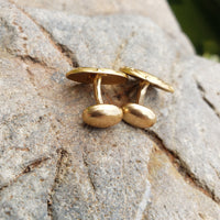 14k gold Victorian cufflinks
