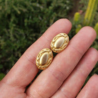 14k gold Victorian cufflinks