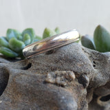 Platinum Tiffany & Co mil grain 4.1mm estate band size 7