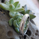 Platinum Tiffany & Co mil grain 4.1mm estate band size 7