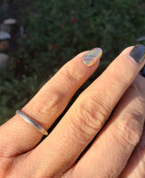 platinum 2.4mm vintage floral engraved wedding band