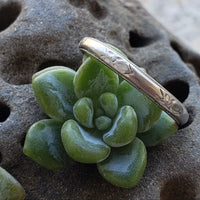 platinum 2.4mm vintage floral engraved wedding band