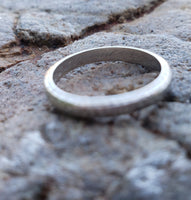 platinum 2.85mm vintage engraved wedding band