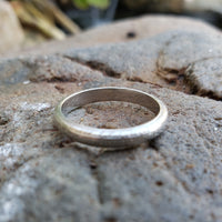 platinum 2.85mm vintage engraved wedding band