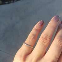 platinum 2mm vintage floral wedding band - size 6.25