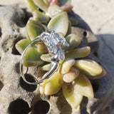 Platinum Art Deco c.1920's 1.03ct European cut diamond engagement wedding ring