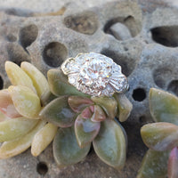 Platinum Art Deco c.1920's 1.03ct European cut diamond engagement wedding ring